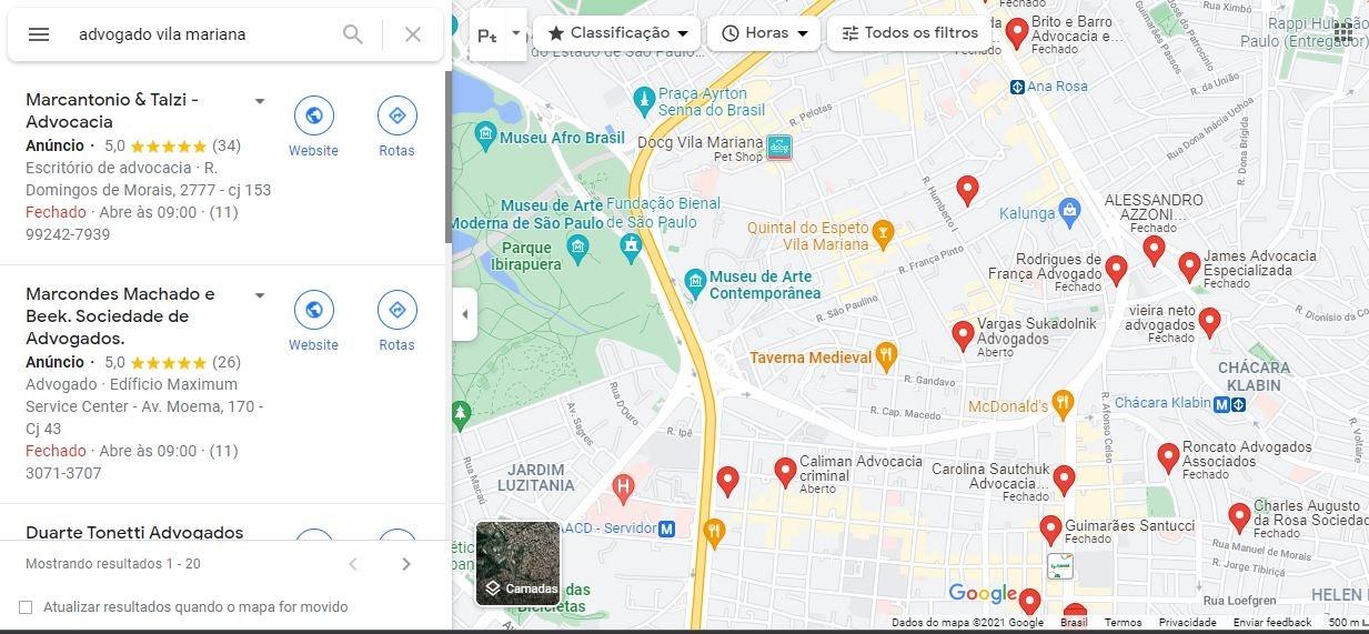 SEO local para advogados