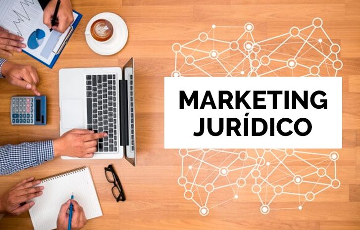 Imagem com texto sobre marketing jurídico