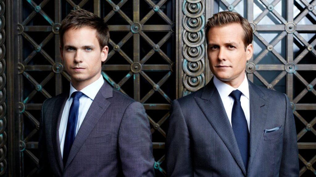mike e harvey specter na foto