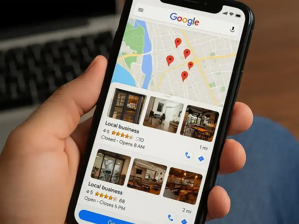 Fotos e conteúdos no Google Meu Negócio