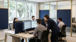 Equipe de BPO jurídico processando rotinas de um escritório de advocacia em ambiente digital