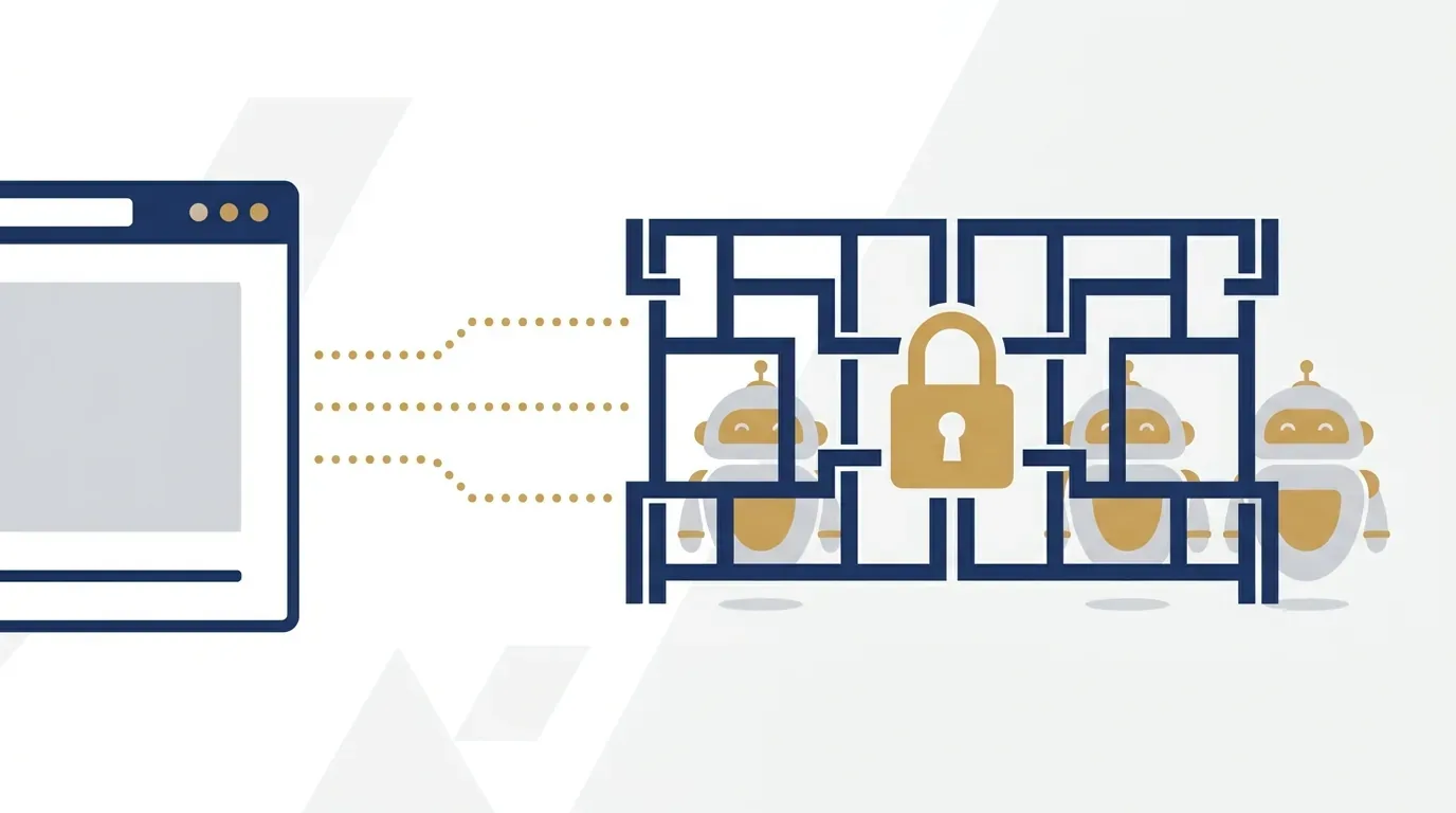 Site jurídico bloqueando robôs de IA por robots.txt, plugin e firewall